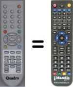 Replacement remote control WHV3989