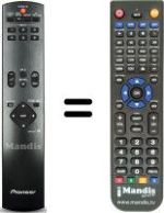 Replacement remote control Pioneer SEC15352