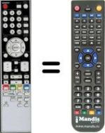 Replacement remote control Funai SEC14473