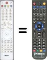 Replacement remote control WHV12225