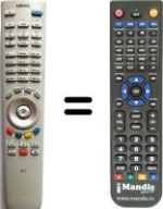 Replacement remote control Loewe SEC3479