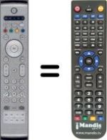 Replacement remote control Philips WHV3428