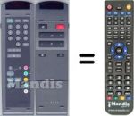 Replacement remote control WHV5165