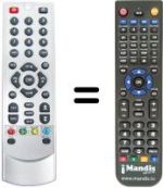 Replacement remote control FAVAL MERCURY S 100