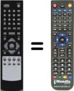 Replacement remote control HVS54930