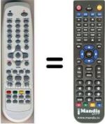 Replacement remote control HVS53422