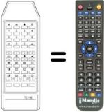 Replacement remote control HVS54596