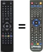 Replacement remote control Aeg HVS57695