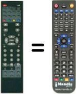 Replacement remote control HVS57638