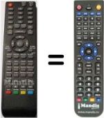 Replacement remote control HVS57696