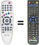 Replacement remote control Metronic 441512