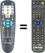Replacement remote control Metronic 441593