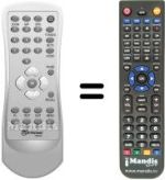 Replacement remote control 0660502