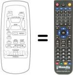 Replacement remote control Sinudyne SV 11000