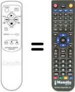 Replacement remote control 076R066020