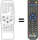 Replacement remote control 07660CH030