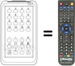 Replacement remote control INFRARED 16 FACH