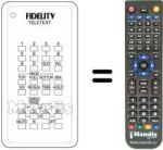 Replacement remote control 09193