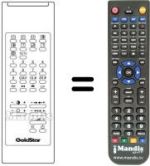 Replacement remote control 105-042E