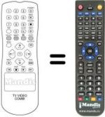 Replacement remote control Aristona 21 PV 909
