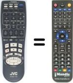 Replacement remote control JVC HR-VP790 U