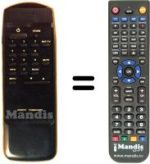 Replacement remote control UFD 92