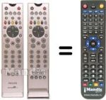 Replacement remote control Aristona 28 PW 9527
