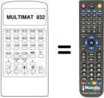 Replacement remote control 32 CANAUX
