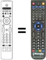 Replacement remote control Aristona 37 PF 9830