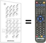 Replacement remote control 660.01.0111