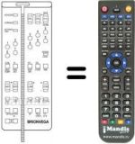 Replacement remote control 660.01.0191