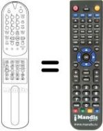 Replacement remote control LG CB 29H40