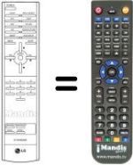 Replacement remote control LG MW 30LZ10