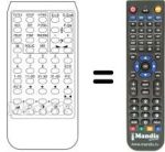 Replacement remote control 701 308 043