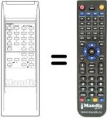 Replacement remote control Universum 728922.6