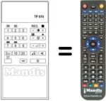 Replacement remote control 75 4354