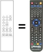 Replacement remote control A512220