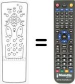 Replacement remote control MB 100