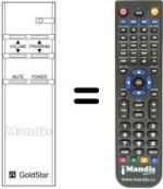 Replacement remote control LG CBZ 4102