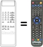Replacement remote control ME 3