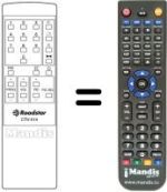 Replacement remote control CTV 514