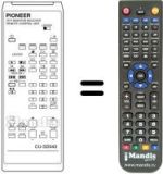 Replacement remote control CU-SD 043