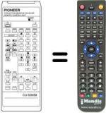 Replacement remote control CU-SD 058