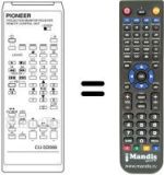Replacement remote control CU-SD 066