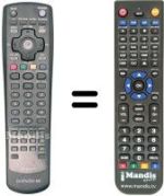 Replacement remote control Daewoo DDR 2020 B02
