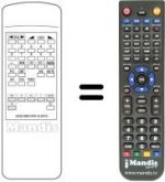Replacement remote control DIGICOMPUTER 34 KEYS