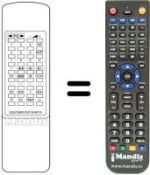 Replacement remote control DIGICOMPUTER 36 KEYS