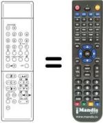 Replacement remote control DTV 2 DIGITAL