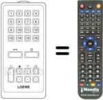 Replacement remote control FB 1B