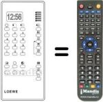 Replacement remote control FB 3T